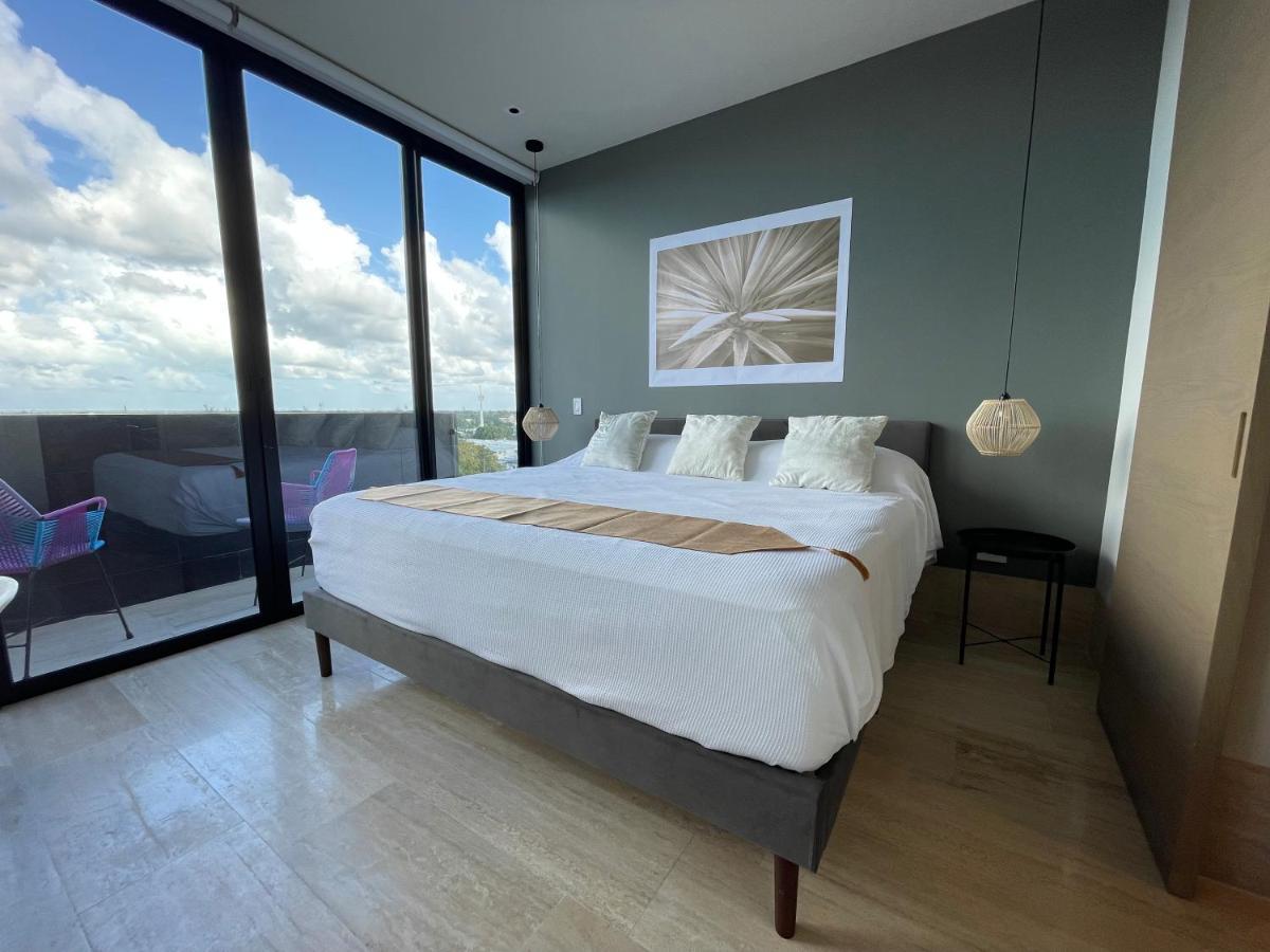 Brand New Condo With Rooftop Pool 科苏梅尔 外观 照片