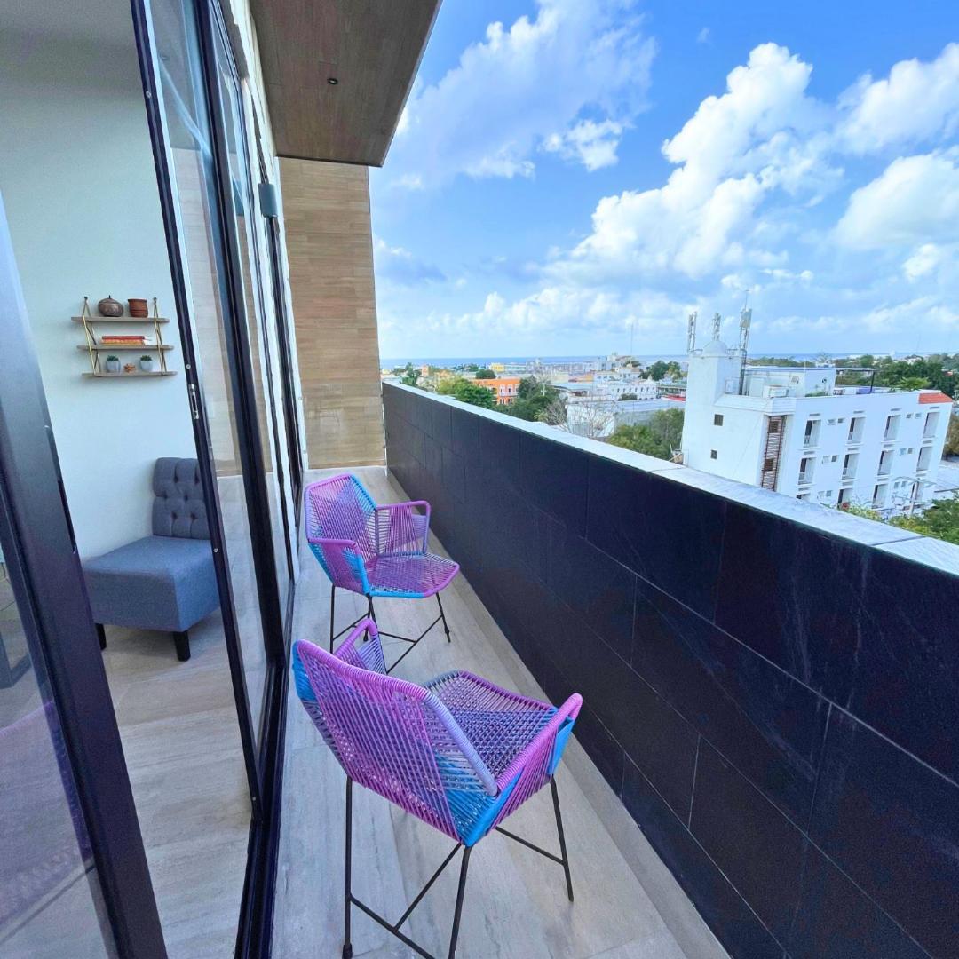 Brand New Condo With Rooftop Pool 科苏梅尔 外观 照片