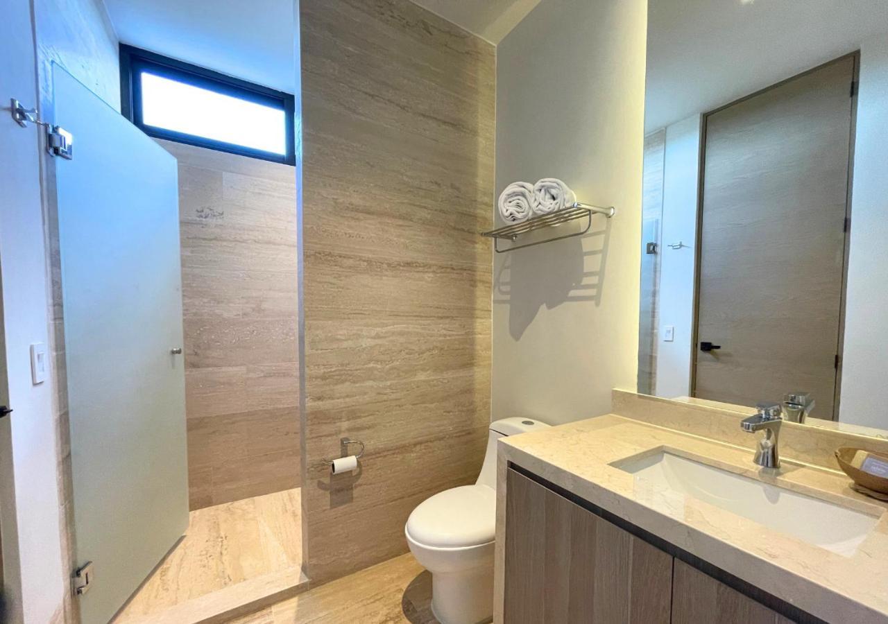 Brand New Condo With Rooftop Pool 科苏梅尔 外观 照片