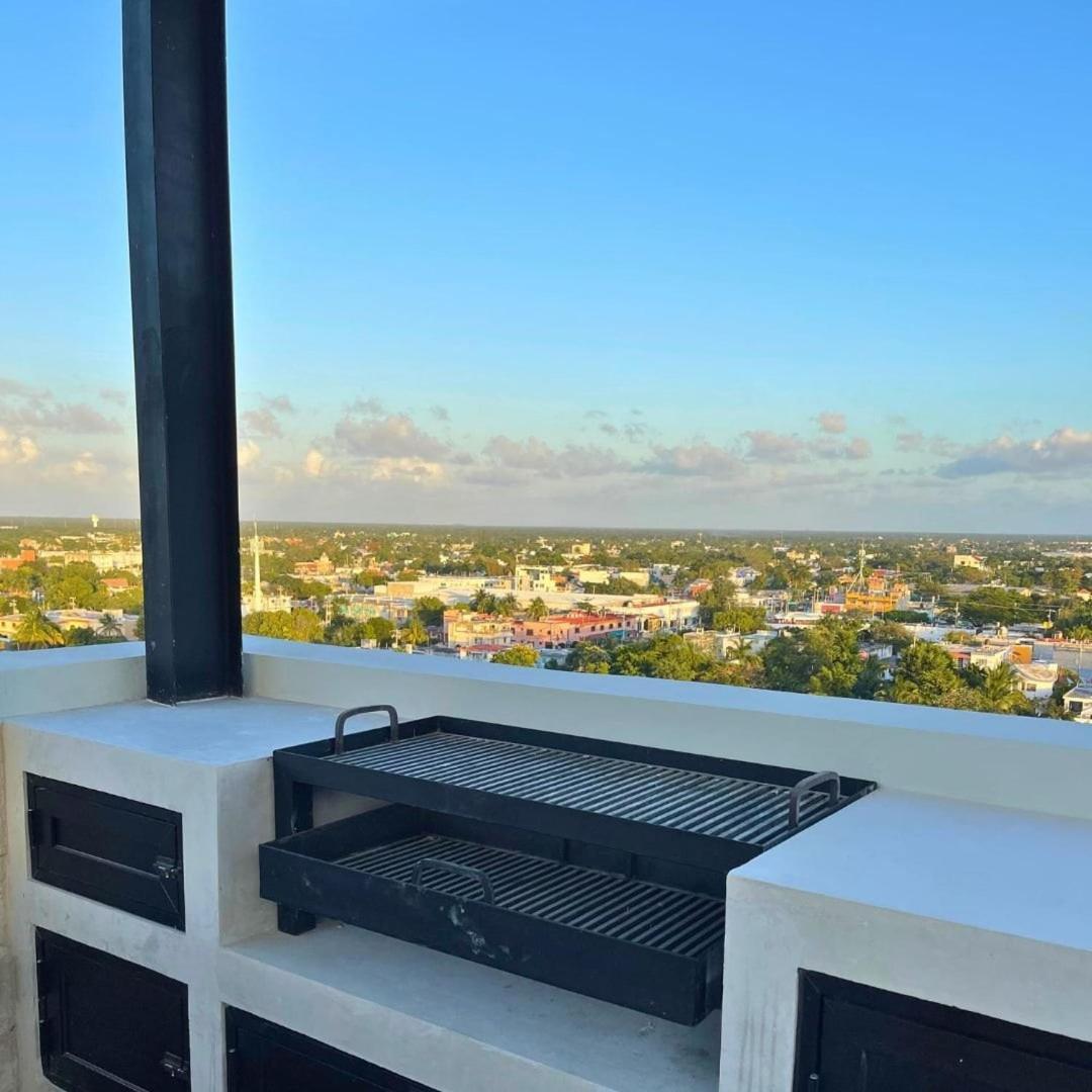 Brand New Condo With Rooftop Pool 科苏梅尔 外观 照片