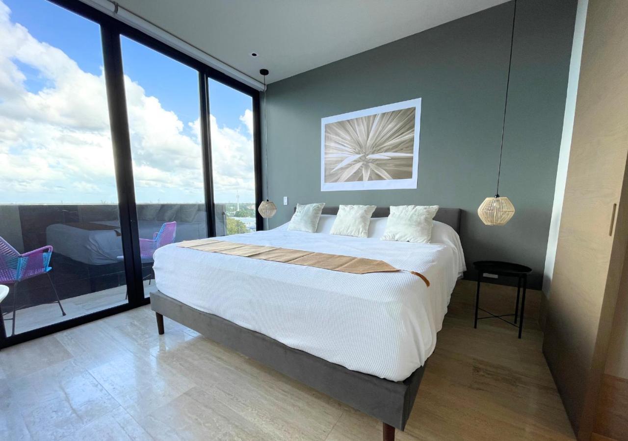 Brand New Condo With Rooftop Pool 科苏梅尔 外观 照片